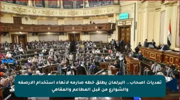تعديات أصحاب.. البرلمان يطلق خطة صارمة لإنهاء استخدام الأرصفة والشوارع من قبل المطاعم والمقاهي